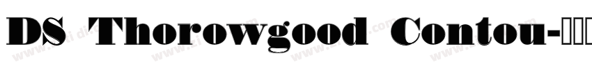 DS Thorowgood Contou字体转换